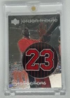 1997 UD Tribute Michael Jordan #72– Custom #23 Black Jersey Patch Card