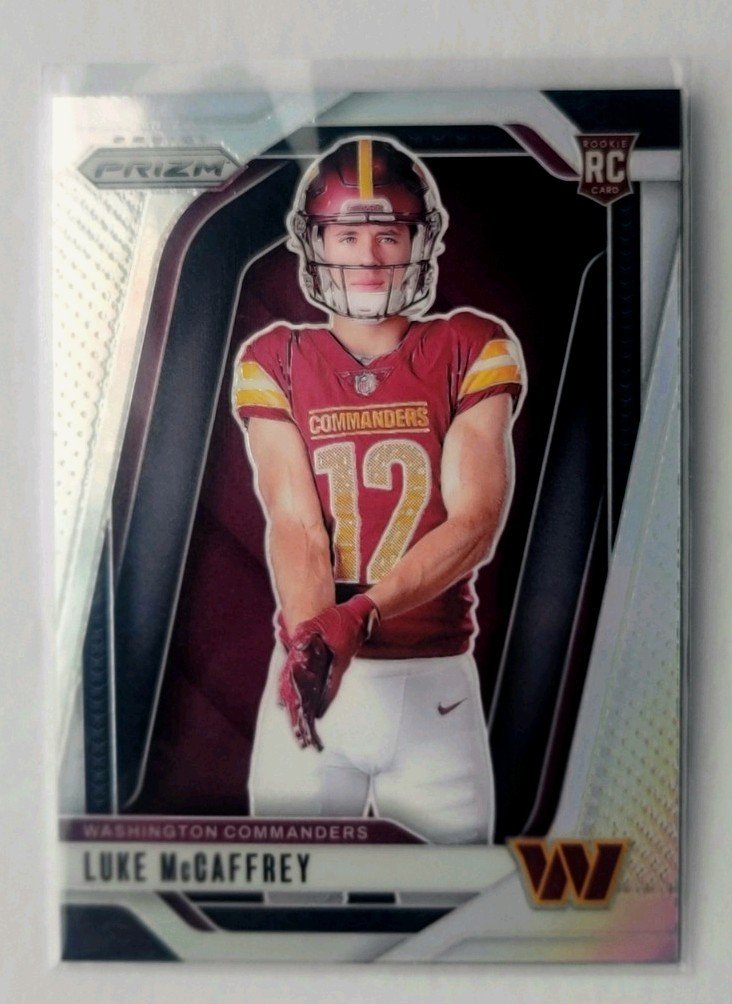 2024 Panini Prizm Rookie Luke McCaffrey #26 Washington Commanders Variation