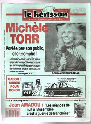  MICHÈLE TORR - FREDERIQUE HEBRARD - LE HERISSON 2203 - 1990