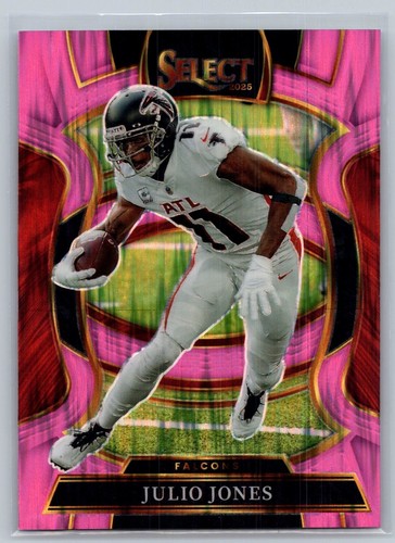 2025 Panini Select - Concourse Julio Jones #49 Pink Shock Prizm Falcons