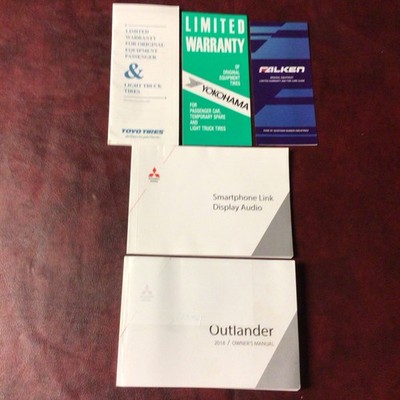 2018 MITSUBISHI OUTLANDER OWNERS MANUAL BOOKS GUIDE ALL MODELS
