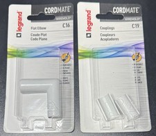 Legrand Wiremold CordMate Couplings C19  Flat Elbow C16. Pack of Each