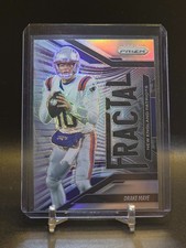 DRAKE MAYE 2025 Panini Prizm Football #7 Patriots Fractal SILVER PRIZM