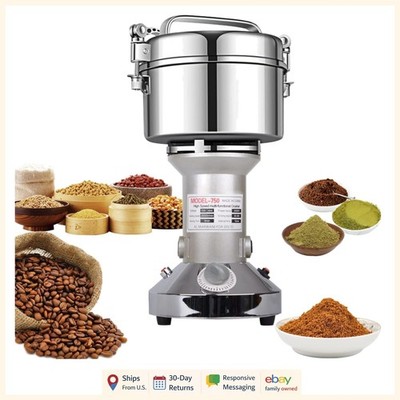 Stainless Steel High-Speed Grinder for Grinding Coffee and Dry Ingredients