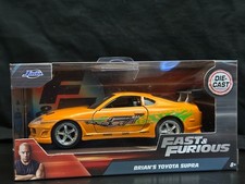 Jada Fast Furious Brian s Toyota Supra Orange with Graphics