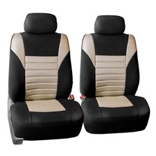 Car Seat Covers Premium 3d Air Mesh - Low Back Car Seats With Beige Front Set