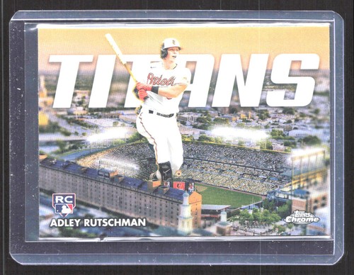 2023 Topps Chrome Adley Rutschman Titans #CT-10 Rookie - Picture 1 of 2