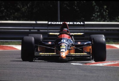 Olivier Grouillard Osella FA1ME Ford Belgian GP at Spa Francorcham- Old Photo