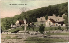 Elm Cottage Barnard VT Vermont Postcard c1907-09