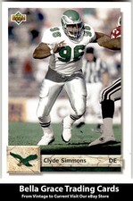 1992 Upper Deck #269 Clyde Simmons Philadelphia Eagles NFL Football
