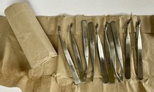 Lot of 20 La Cross 4 5/8 Slanted Angled Tweezers New