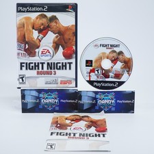 Fight Night Round 3 PS2 CIB W/ Manual - Tested - PlayStation 2