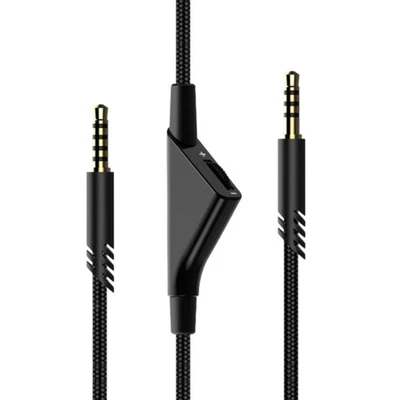 Câble Cordon Casque Roue de Contrôle Volume en Ligne pour Casque Gaming A10 A40 - Photo 1/4