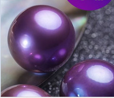 Huge 15mm South Sea Genuine Purple Lavender Round Loose Pearl UnDrilled 986