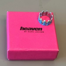 Heaven by Marc Jacobs blue crown ring new w box size 7-7.5