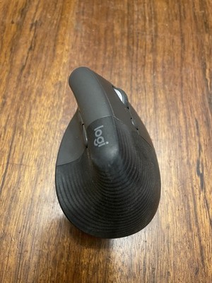 Logitech Lift Wireless Vertical Mouse RH Graphite Dongle Missing Cover