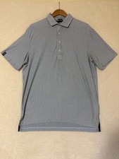 Polo Golf Ralph Lauren Polo Shirt Mens XL Blue Stripe Stretch Lisle Performance