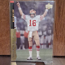 Upper Deck 1995 Joe Montana Super Bowl XVI #10 San Francisco 49ers NFL