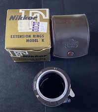 Nikon Nikkor Model K Extension Ring Set in Bo...