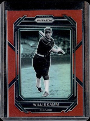 2023 Panini Prizm #229 Willie Kamm Red Prizms #/199