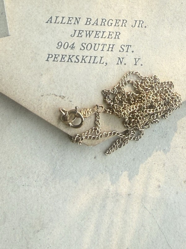 Art Deco 10k Gold Esmeco Chain Scrap Or Wear