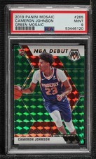 2019-20 Panini Mosaic NBA Debut Green Prizm Cameron Johnson #265 PSA 9 MINT 0k10