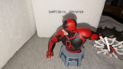 PROTOTYPE!! DIAMOND SELECT MARVEL SPIDER-MAN ANIMATED DAREDEVIL BUST
