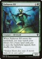 MTG CMR NM Common Farhaven Elf #225
