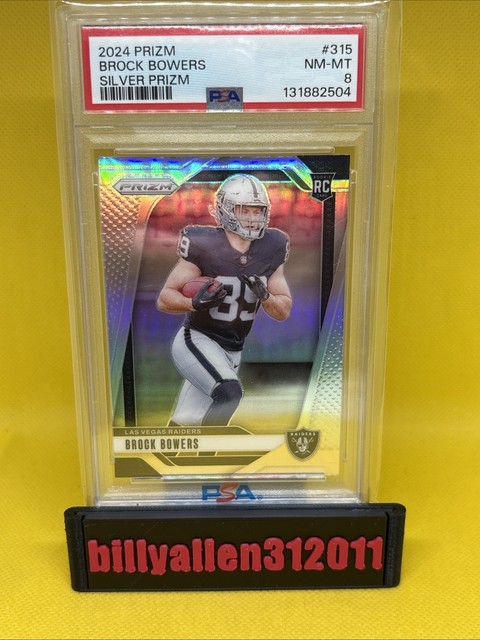 Brock Bowers 2024 Panini Prizm Silver