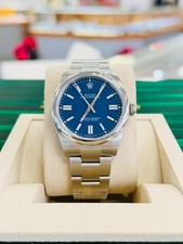 Rolex Oyster Perpetual 41 134300 Mediterranean Blue Dial Box and Papers Unworn 3