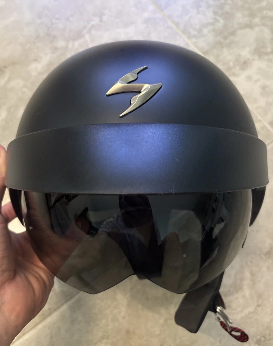 old school scorpion helmet Exo-Combat II Motorcycle Same multi Scorpion Black Half Helmets Helmets