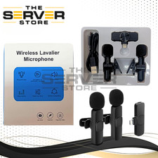 Wireless Lavalier Mic for iPhone 70ft Cordless Clip W/ Noise Reduction 2A5JZ-K10