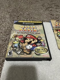 Paper Mario: The Thousand-Year Door (Nintendo GameCube 2004) Wii COMPLETE 