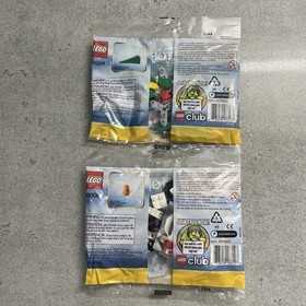 LEGO Creator 30008 Snowman & 30009 Christmas Tree Polybags Carrot Nose Top Hat