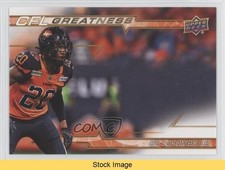 2023 Upper Deck CFL CFL Greatness Gold Boseko Lokombo Bo Lokombo #CG-BL READ 1n5