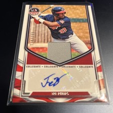 2025 Panini Stars & Stripes TRE PHELPS Game-Used Relic Auto - #'d 124/199 (E1)