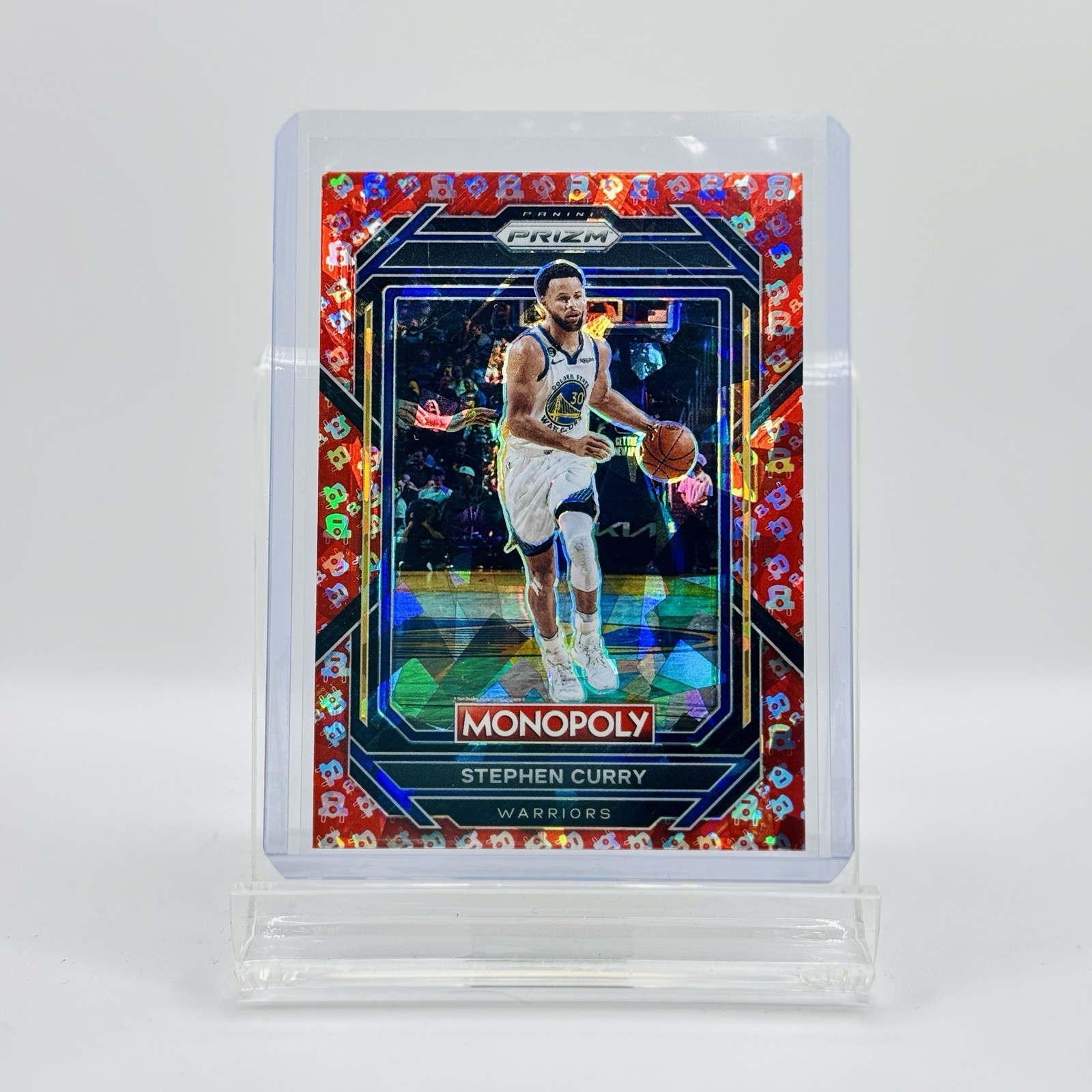 [0101] 2022-23 Panini Prizm Monopoly #28 Stephen Curry Free Parking Prizm