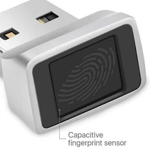 Portable USB Fingerprint Reader Module For Windows 7/8/8.1/10/11 Side Unlock a