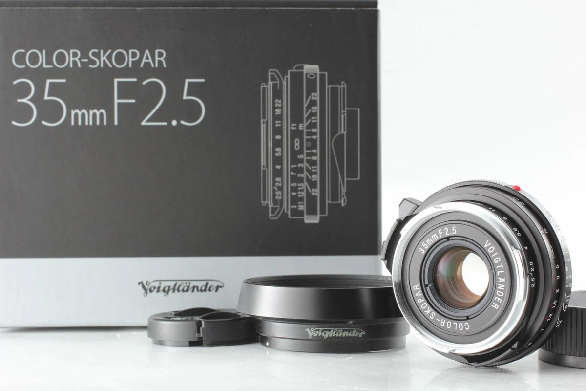 Voigtländer Camera Lenses 35mm Focal f/2.5 Maximum Aperture for
