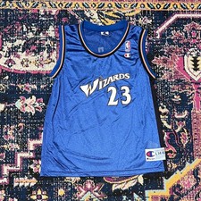 Michael Jordan 23 Washington Wizards Champion Jersey Youth Kids Large 14-16