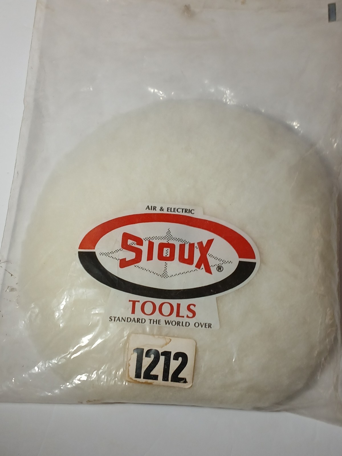 1970s New Old Stock Vintage Sioux Wool Polishing Pad Model 1212 Sioux Tools NOS