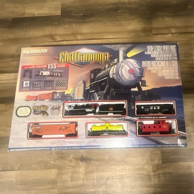 Bachmann Chattanooga HO 1:87 Analog DC N&W Starter Set 155pc Light/Smoke