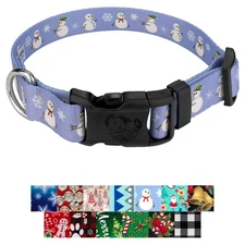 Country Brook Petz® Deluxe Dog Collar - Christmas Collection -Made In The U.S.A.