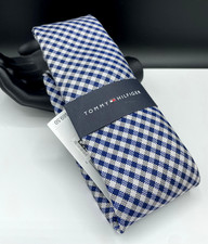Tommy Hilfiger Men's Silk Blend Tie  Blue  Plaids  Checks  NEW MSRP: 69.50