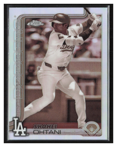 2025 Topps Chrome Shohei Ohtani #1 SEPIA Refractor Dodgers MVP