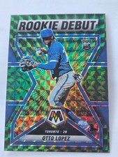 2022 Panini Mosaic - Rookie Debut Otto Lopez #RD-8 Green Mosaic Prizm (RC)