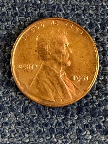 1931-S Lincoln Wheat Cent -- XF -- Likely Cleaned