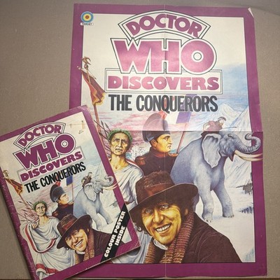 Doctor Who Discovers The Conquerors- Target Book 1977. With Poster.