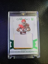 2020 Panini Flawless - Rookie Patches Clyde Edwards-Helaire #RP18 Silver 3/5 RC