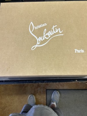Christian Louboutin Shoe Box 11x14 With Tissue And Extra Laces